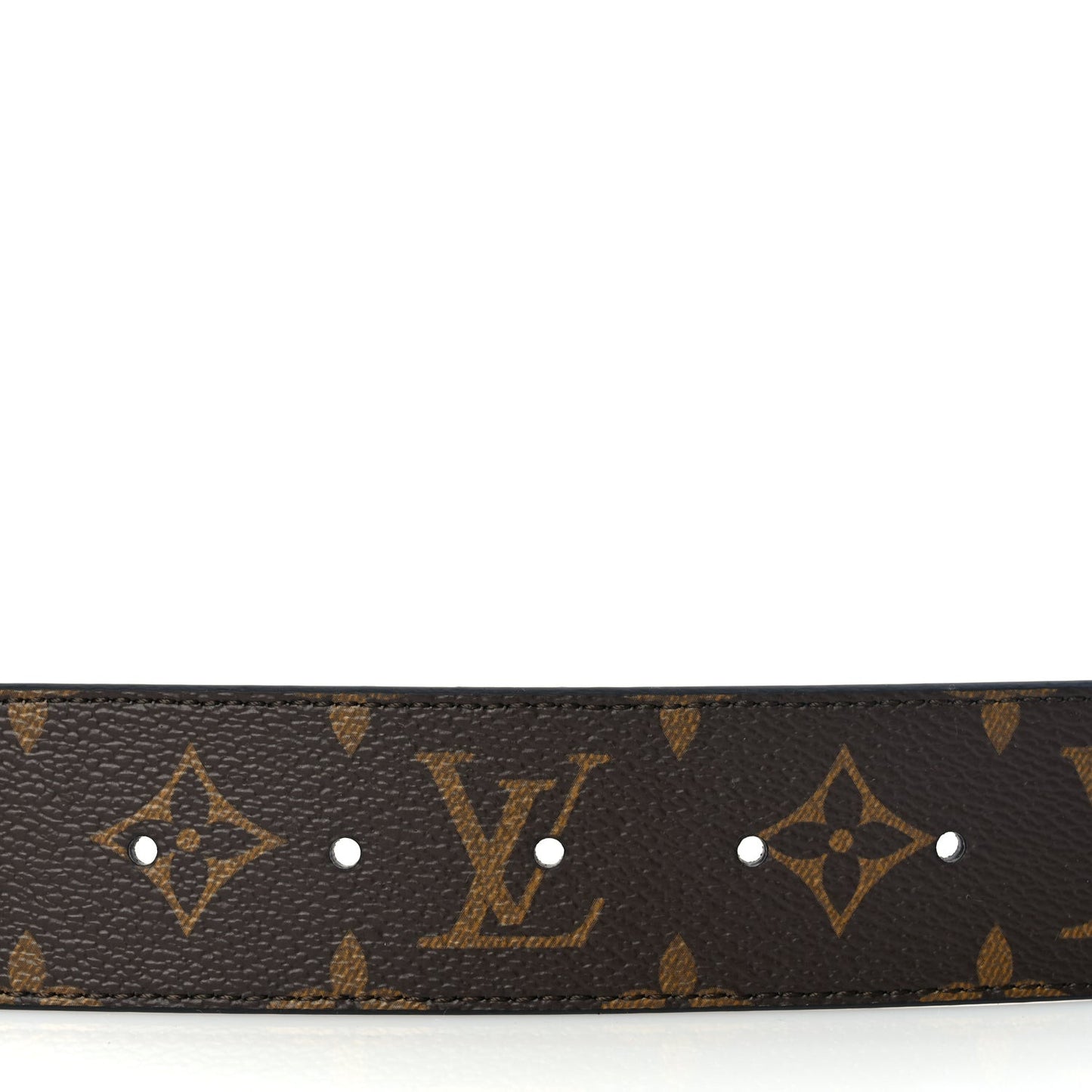 Calfskin Monogram 40mm LV Initiales Reversible Belt 90 36 Black