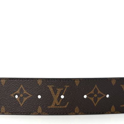 Louis Vuitton Calfskin Monogram 40mm LV Initiales Reversible Belt 90 36 Black 4 of 5
