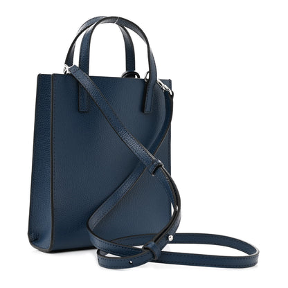 Marc Jacobs Calfskin Micro Mini Grind Tote Bag Azure Blue 3 of 11