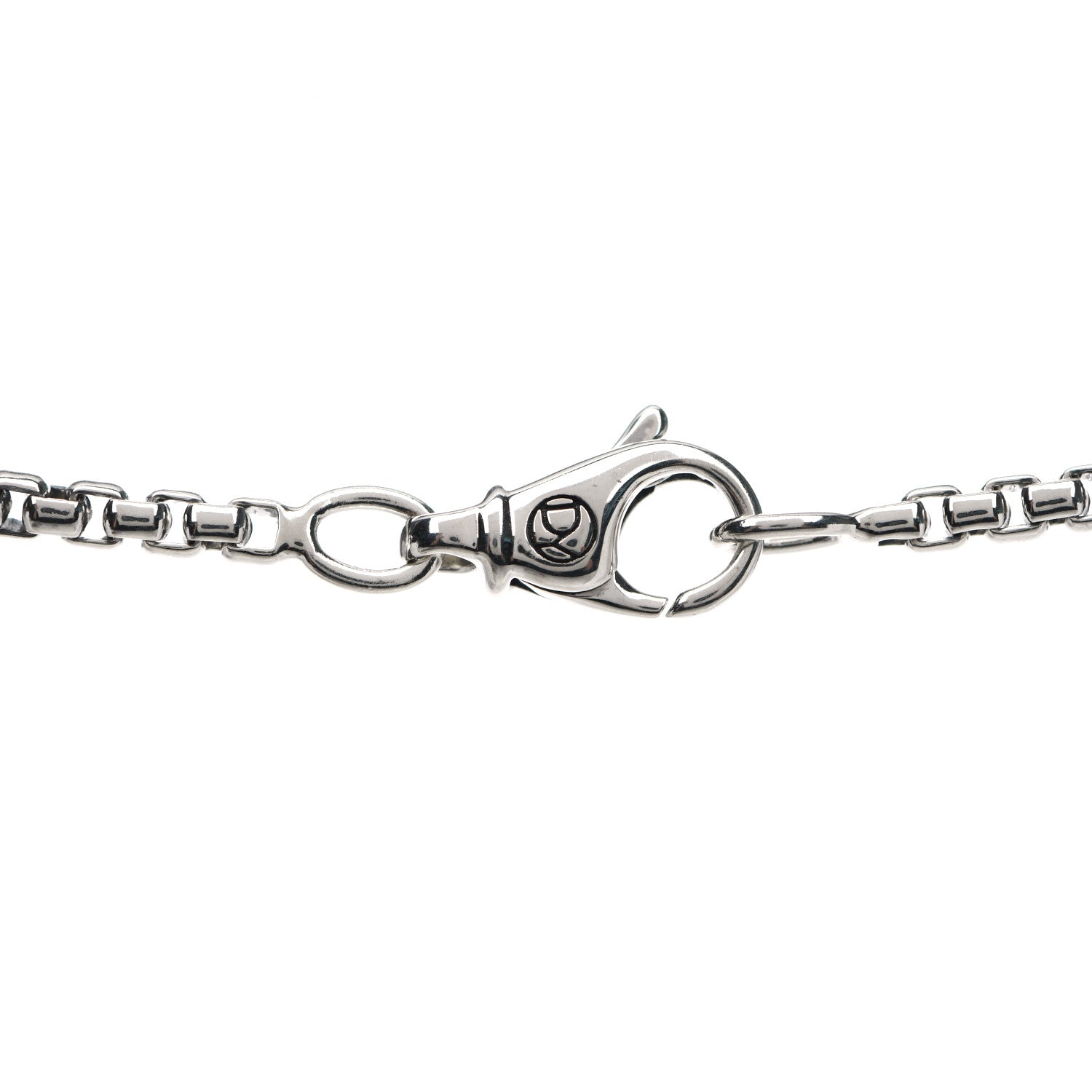 David Yurman Sterling Silver 2.7mm Small Box Chain Necklace 22" 5 of 5
