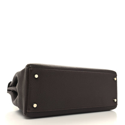 Hermes Togo Kelly Retourne 32 Chocolate 4 of 12