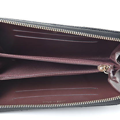 Chanel Caviar Quilted Small Zip Around Wallet Black 5 of 9