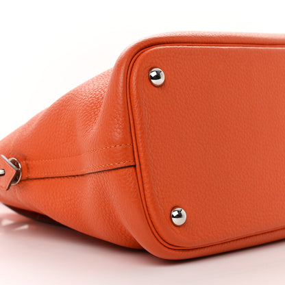 Hermes Taurillon Clemence Bolide 35 Orange Poppy 8 of 16