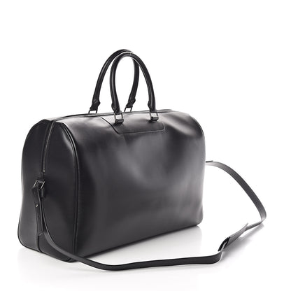 Saint Laurent Calfskin Classic Duffle 24 Black 3 of 9