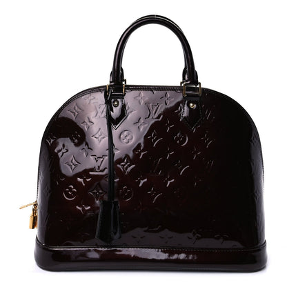 Louis Vuitton Vernis Alma MM   Amarante 1 of 7