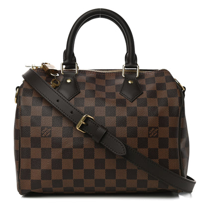 Louis Vuitton Damier Ebene Speedy Bandouliere 25 1 of 12