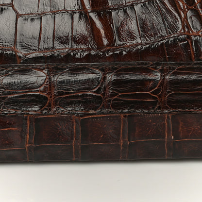 Nancy Gonzalez Crocodile Clutch Brown 24 of 26
