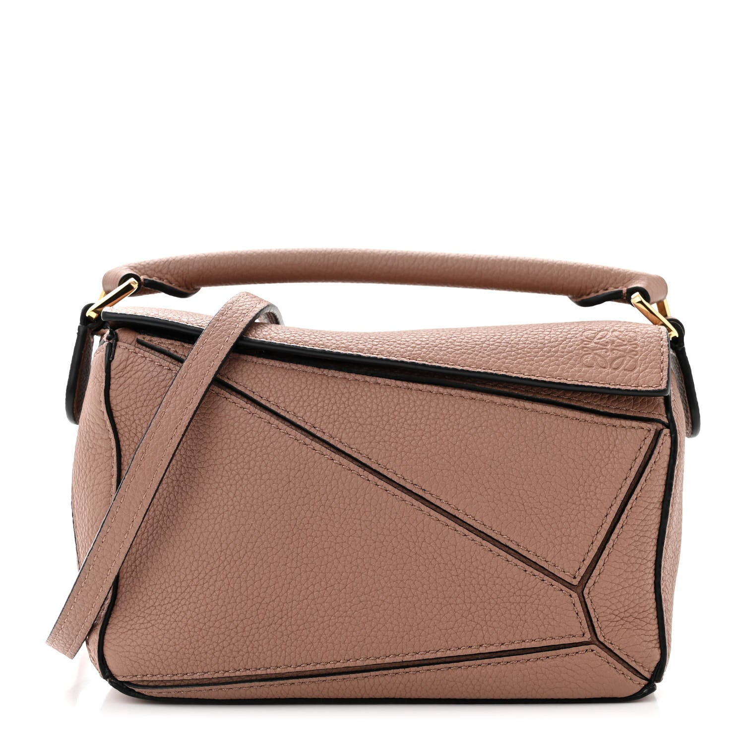 Loewe Calfskin Mini Puzzle Bag Dark Blush 1 of 10