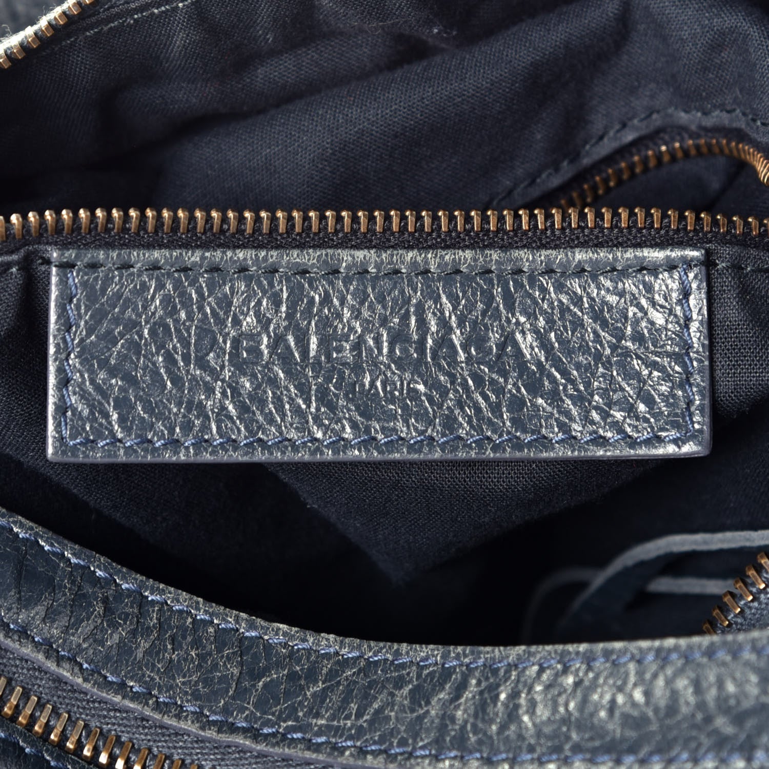 Balenciaga Agneau Classic Hardware Zip Traveler Backpack Anthracite 6 of 9