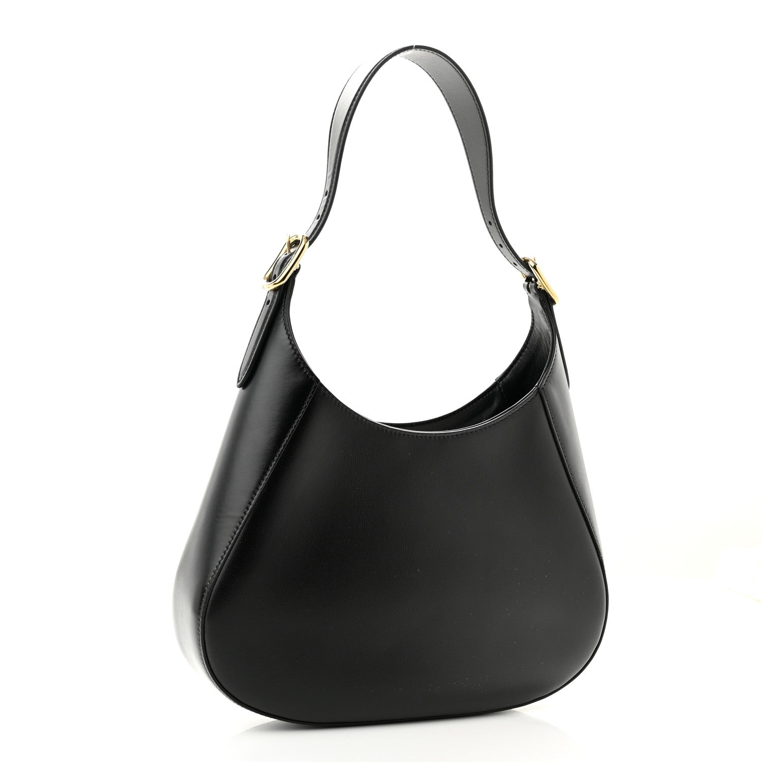 Prada Box Calfskin Shoulder Bag Black 3 of 9