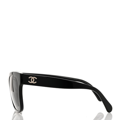 Chanel Acetate Polarized Square CC Sunglasses 5380 Black 3 of 8