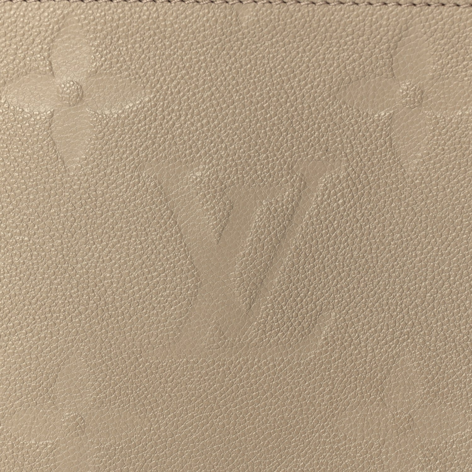 Louis Vuitton Empreinte Monogram Giant Neverfull MM Pochette Tourterelle 7 of 7