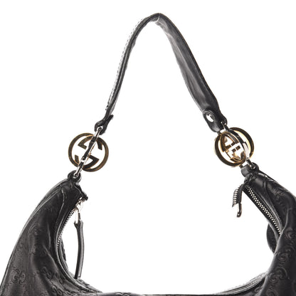 Gucci Guccissima Large GG Twins Hobo Black 14 of 14