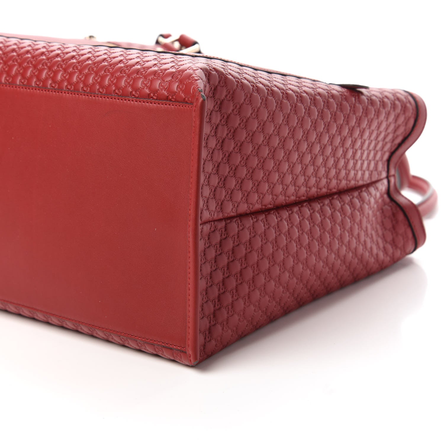 Gucci Soft Microguccissima Large Tote Red 7 of 10