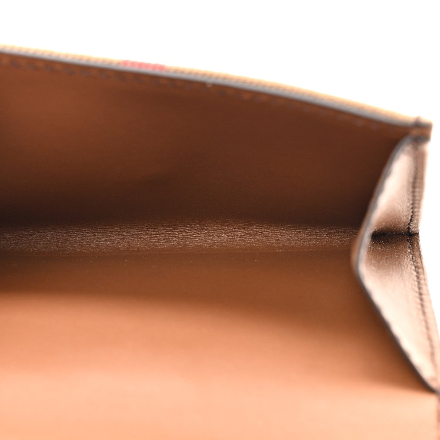 House Check Luna French Wallet Brown