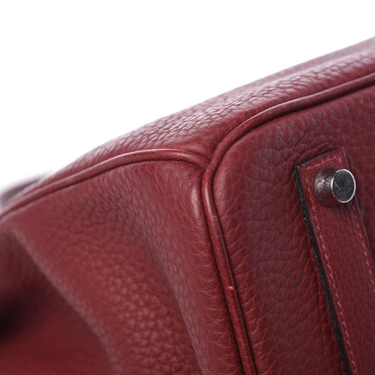Hermes Fjord Birkin 35 Rouge H 10 of 11