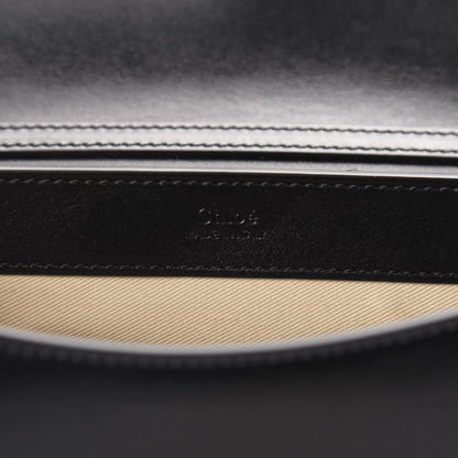 Chloe Calfskin Suede C Clutch With Chain Black 8 of 10