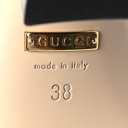Gucci Lifford Calfskin GG Marmont Ankle Wrap 75mm Sandals 38 Black 7 of 7
