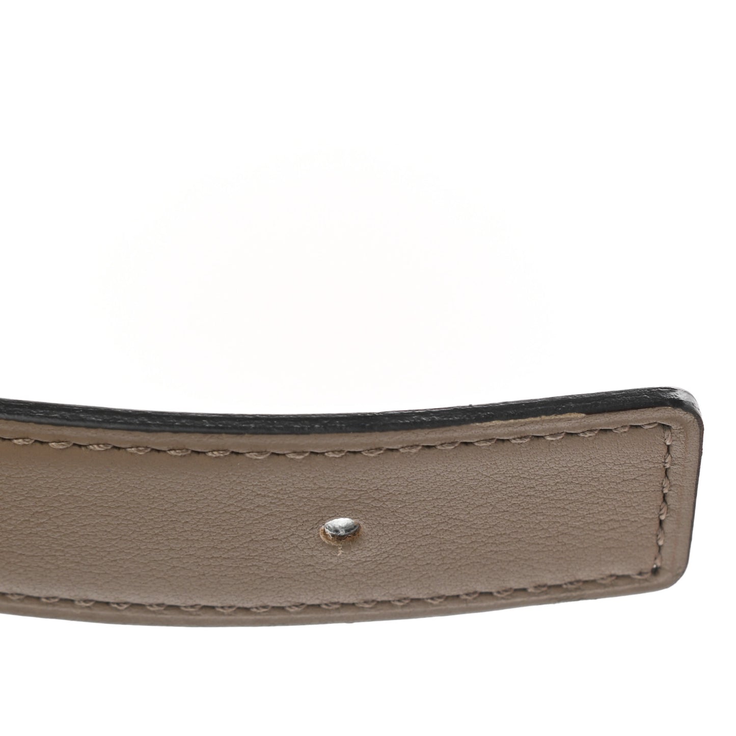 Epsom Swift 24mm Mini H Belt 85 34 Etoupe White