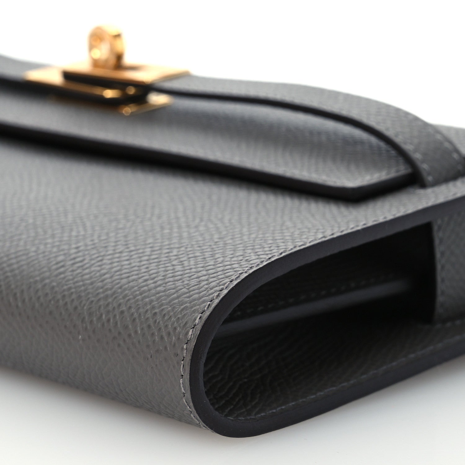 Hermes Epsom Kelly To Go Wallet Gris Meyer 10 of 13