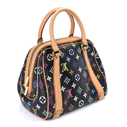 Louis Vuitton Monogram Multicolor Priscilla Black Black 2 of 7