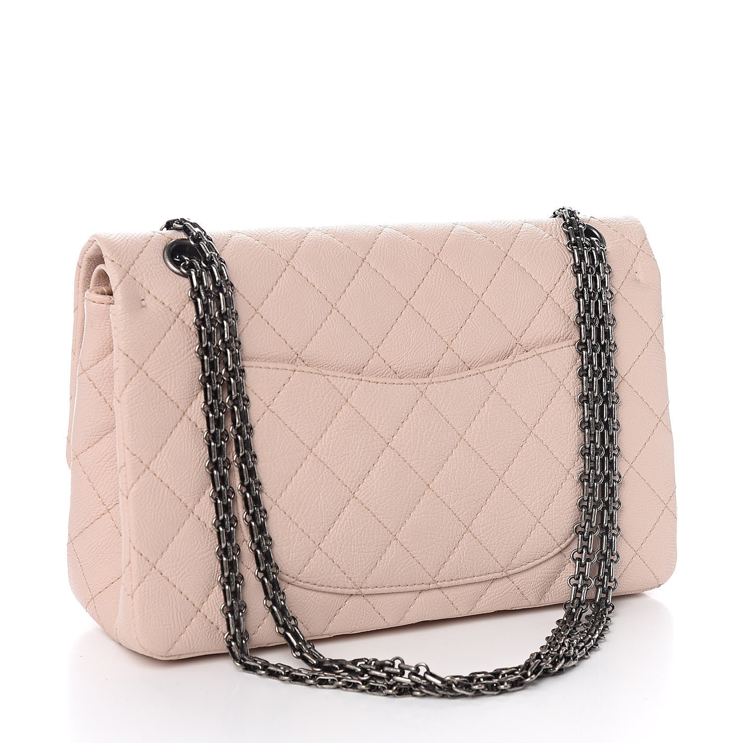 Chanel Crumpled Calfskin Quilted 2.55 Reissue 226 Flap Light Pink 3 of 15