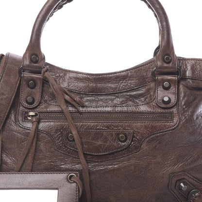 Balenciaga Agneau Classic Hardware Town Castagna 14 of 14