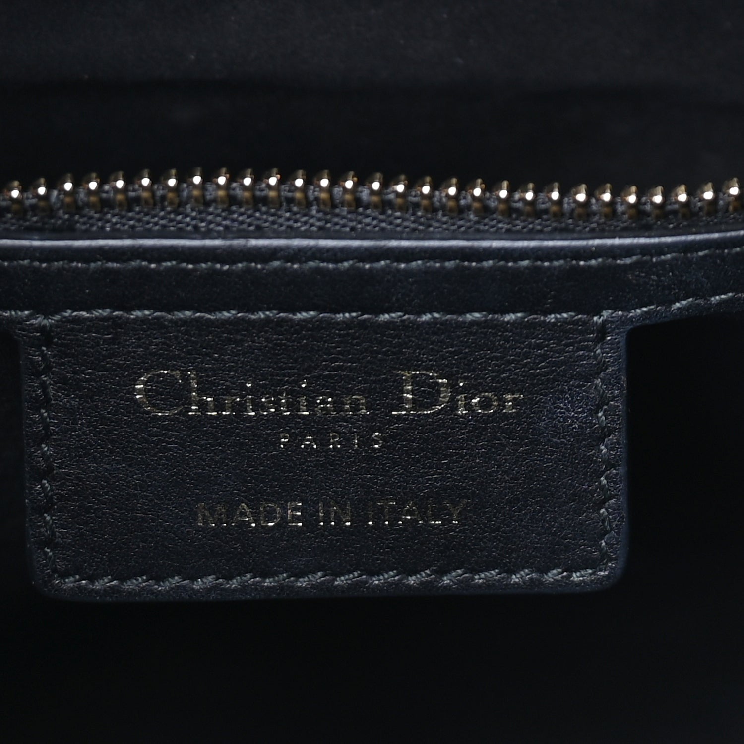Christian Dior Calfskin Beaded Embroidered Medium Lady Dior  Black Multicolor 5 of 8