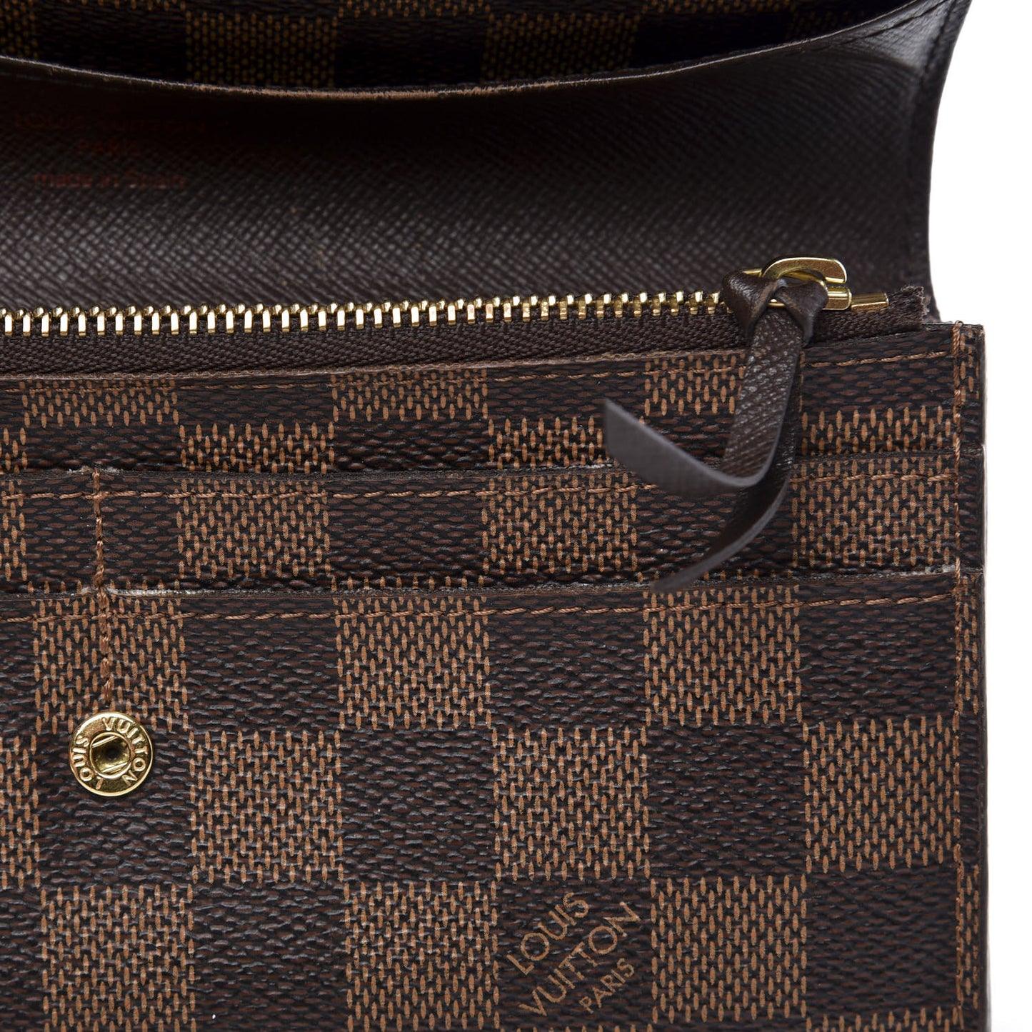 Damier Ebene Emilie Wallet