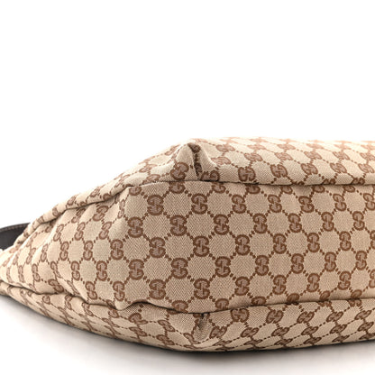 Gucci Monogram Large New Ladies Web Hobo Dark Brown 9 of 10