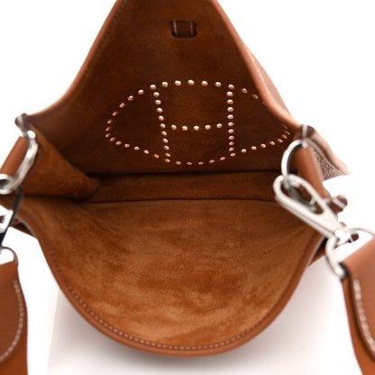Hermes Taurillon Clemence Evelyne III PM Gold 5 of 11