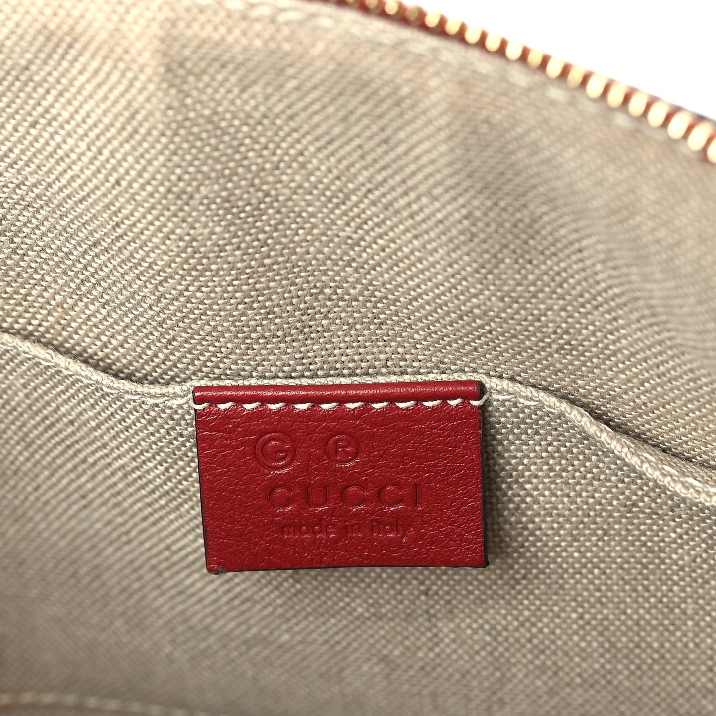 Soft Microguccissima Mini Dome Bag Rosso