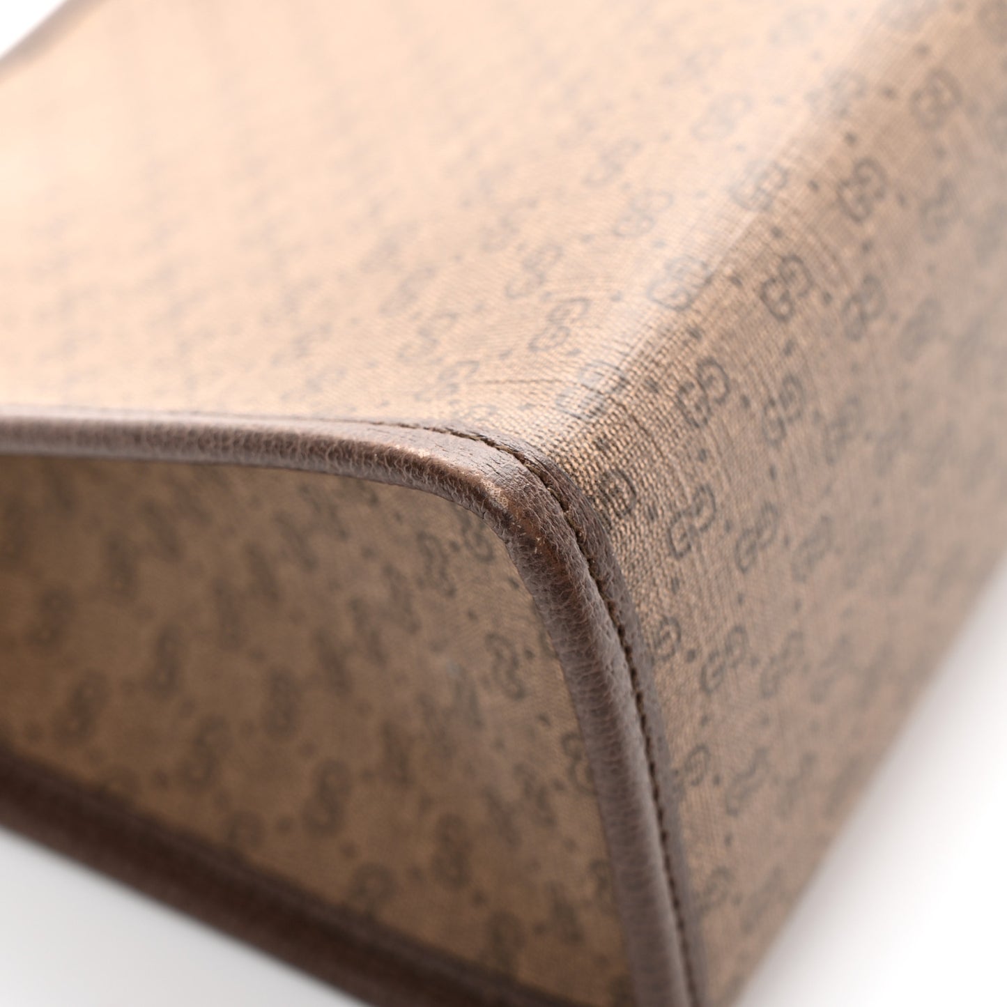 Mini Vintage GG Supreme Monogram Zip Pouch Beige New Acero