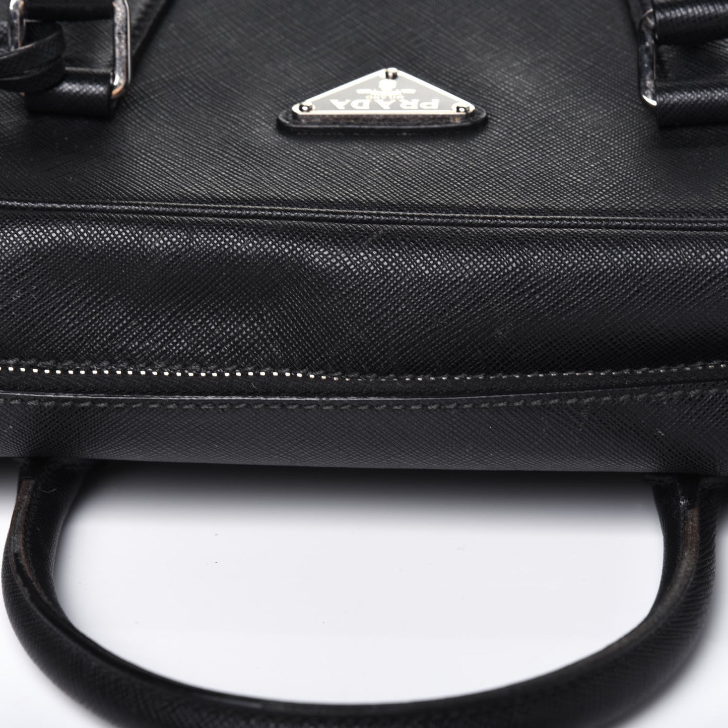 Saffiano Travel Briefcase Nero Black