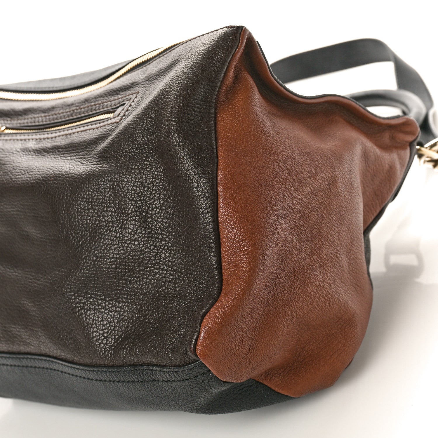 Givenchy Sugar Goatskin Medium Tri-Color Pandora Black Brown Dark Brown 9 of 12