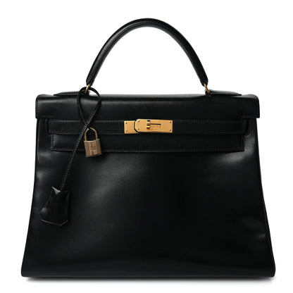 Hermes Box Kelly Retourne 32 Black 1 of 9