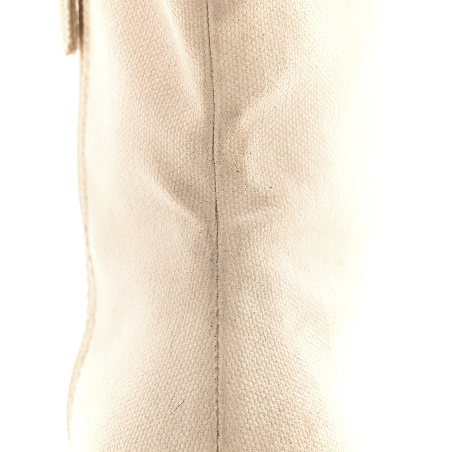 Chanel Fabric CC Lace Up Boots 37 White 11 of 11