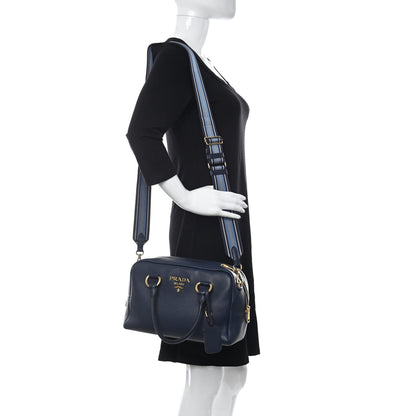 Prada Vitello Phenix Bauletto Baltico 2 of 9