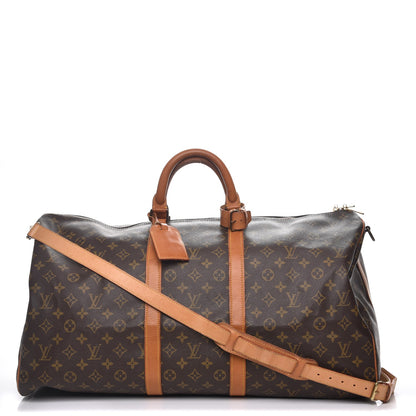 Louis Vuitton Monogram Keepall Bandouliere 55 1 of 15