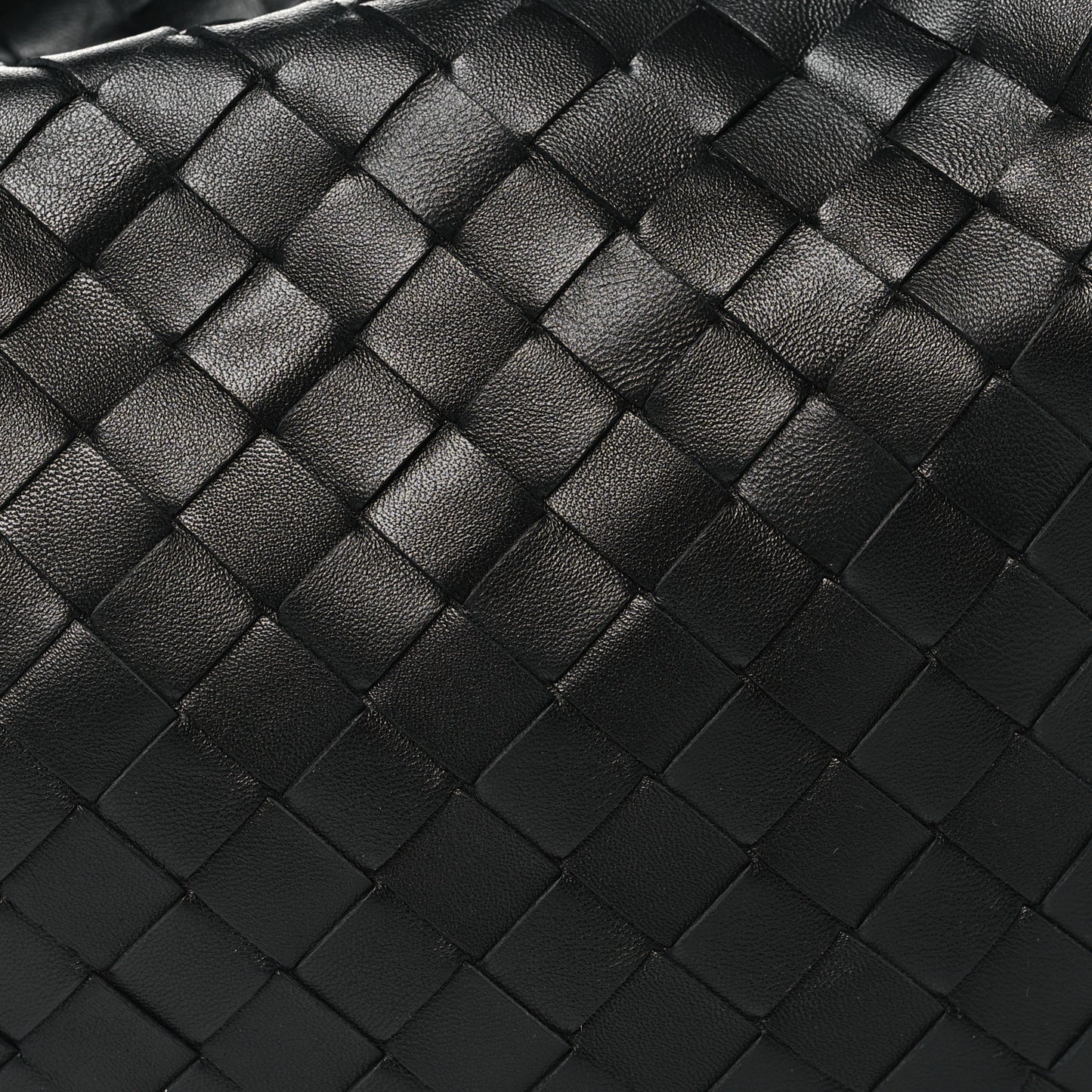 Nappa Intrecciato Teen Jodie Hobo Black