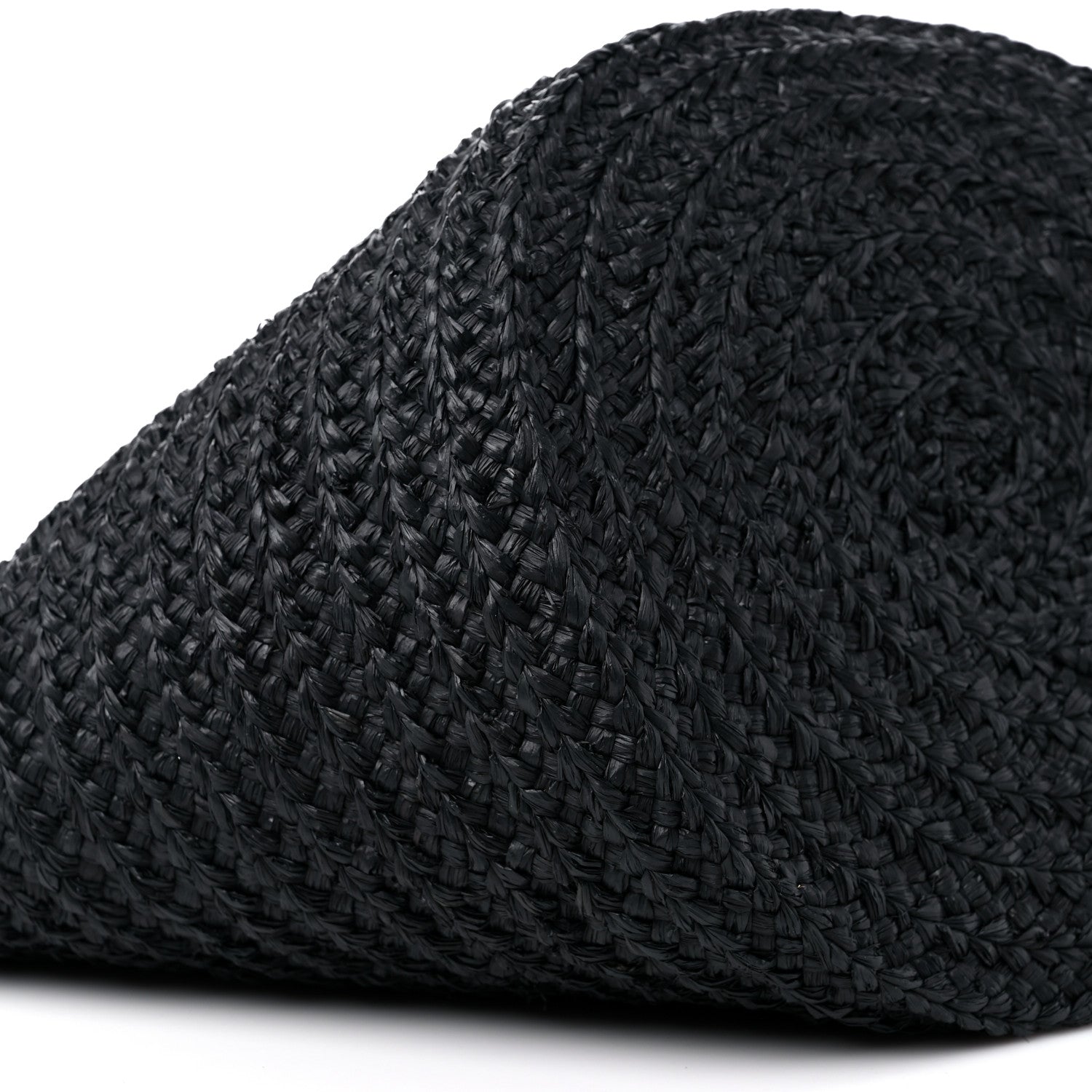 Saint Laurent Raffia Medium Panier Bag Black 7 of 9