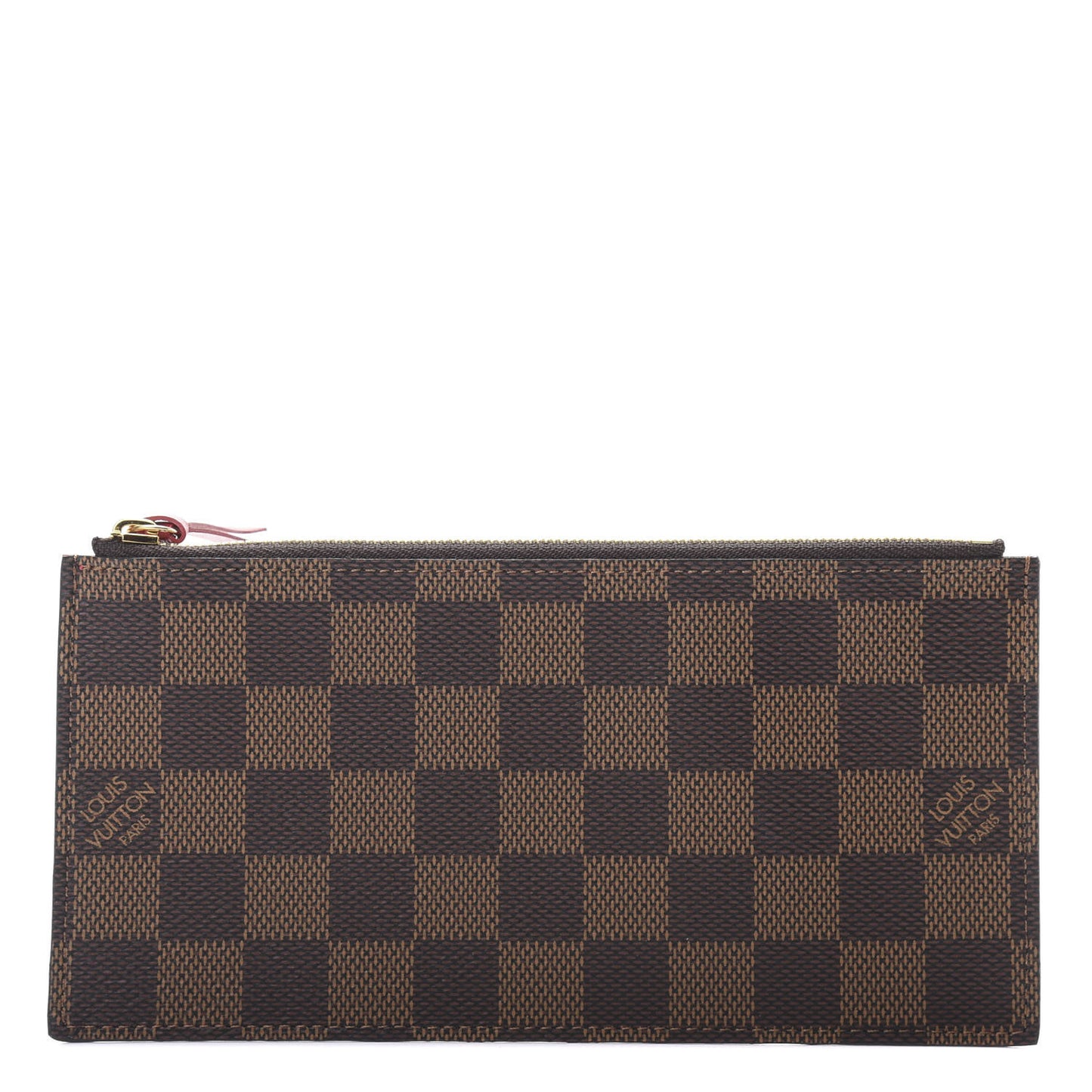 Damier Ebene Felicie Chain Wallet Zippered Insert