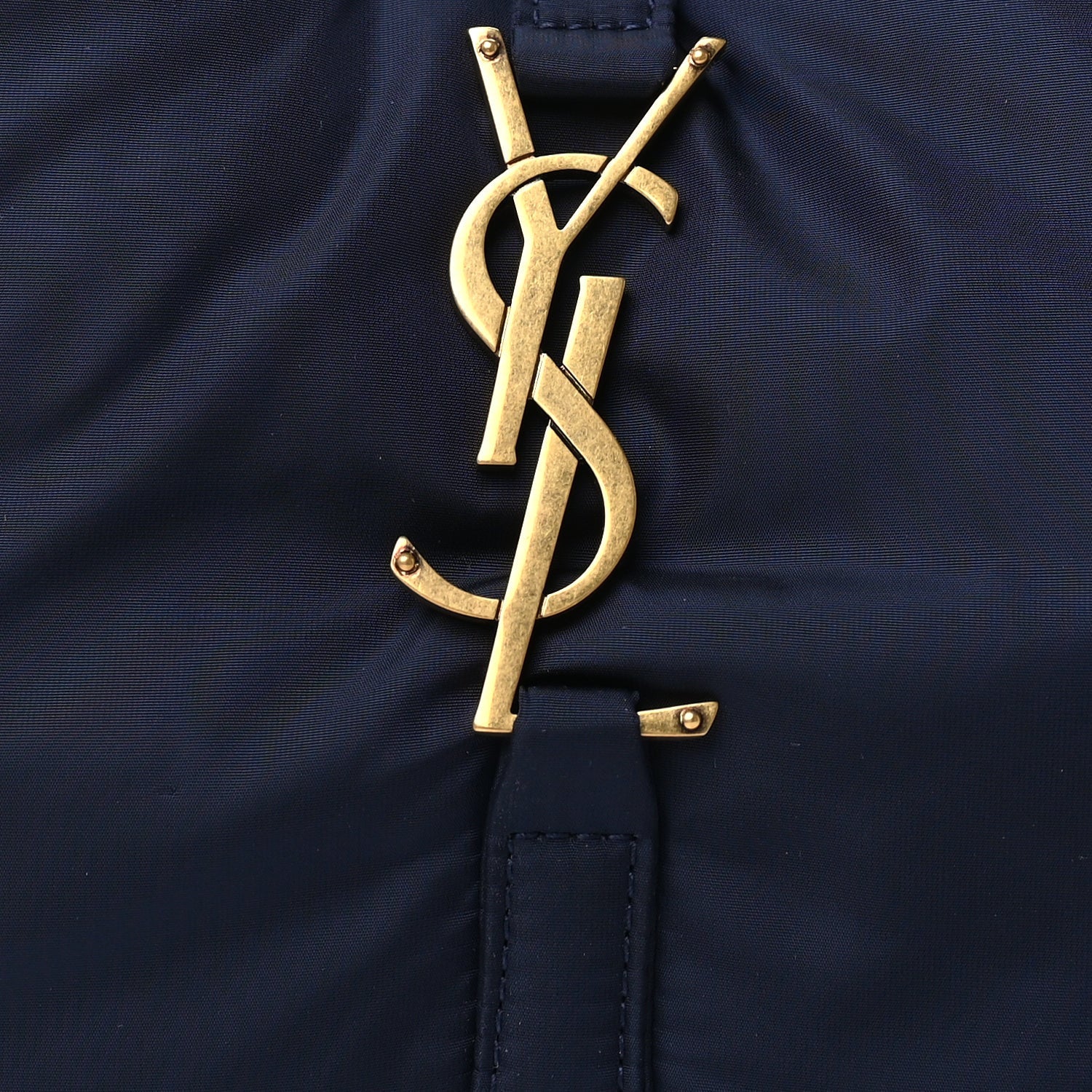 Saint Laurent Econyl Nylon Le 5 A 7 Hobo  Navy 6 of 8