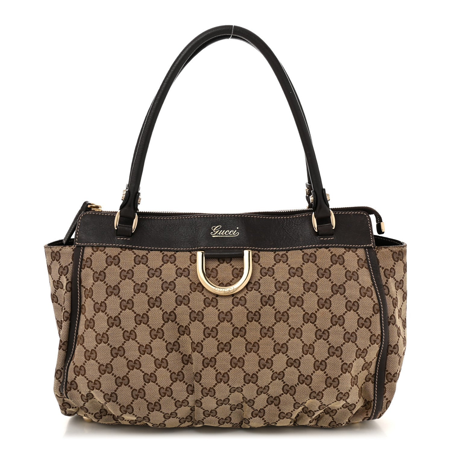 Gucci Monogram D Gold Tote Dark Brown d Gold Tote Dark Brown 1 of 7
