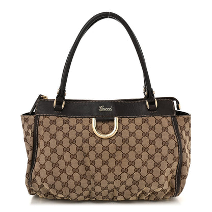 Gucci Monogram D Gold Tote Dark Brown d Gold Tote Dark Brown 1 of 7