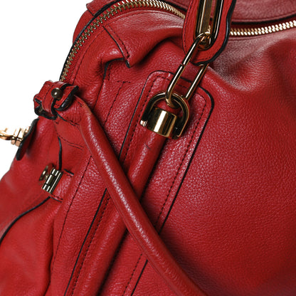Chloe Calfskin Large Paraty Red 10 of 16