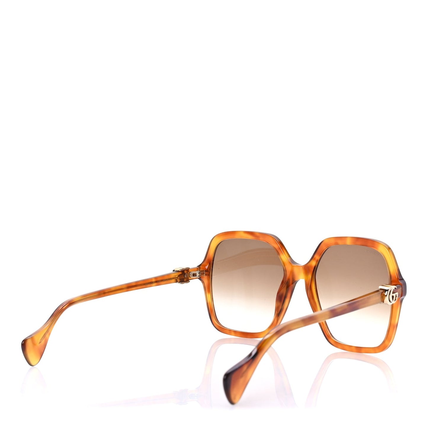 Acetate Oversize Rectangle Frame GG1072S Sunglasses Tortoise