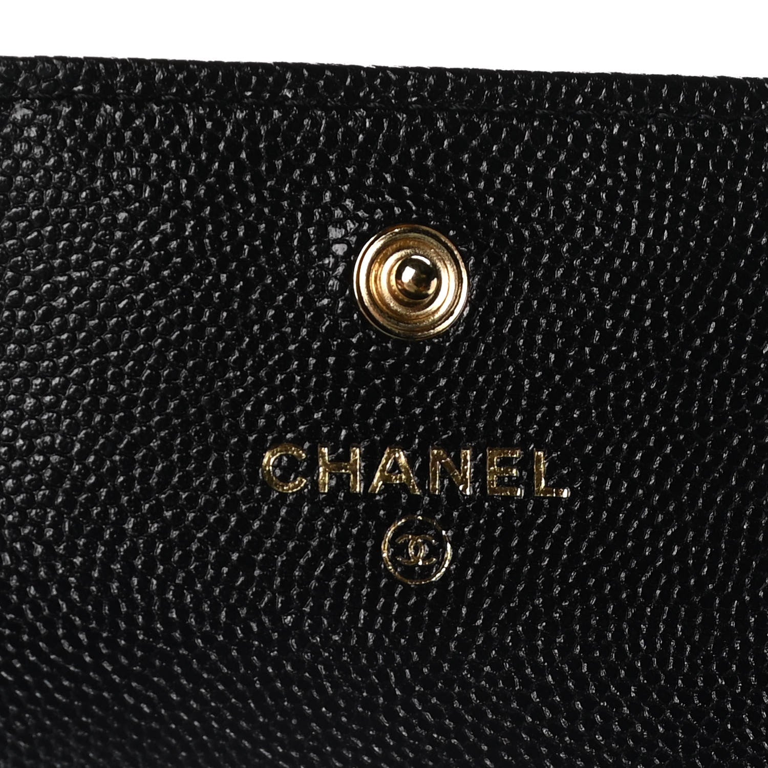 Chanel Caviar Quilted Boy Flap Card Holder Black 6 of 8
