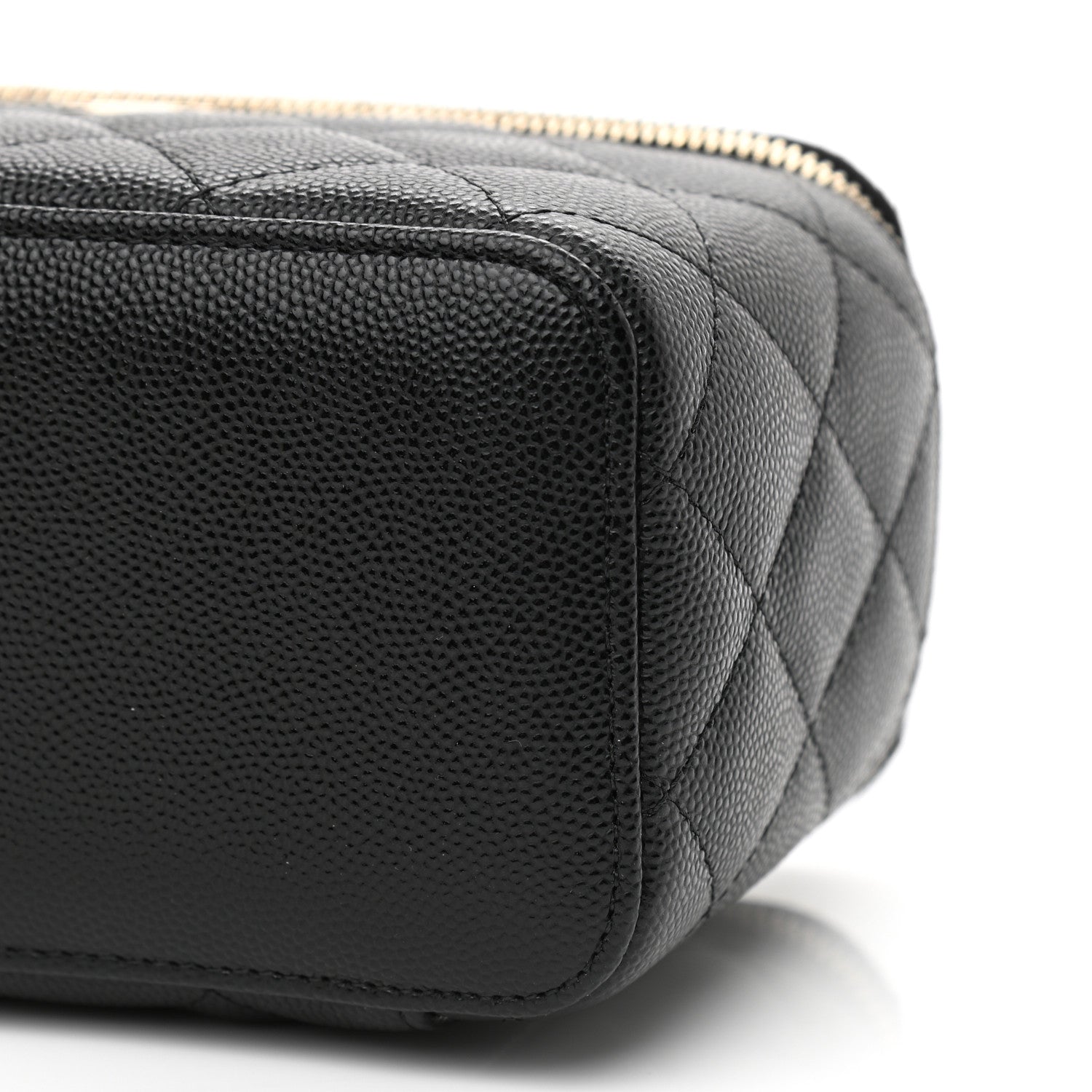 Chanel Caviar Quilted Small Vanity Case With Chain Black 10 of 11