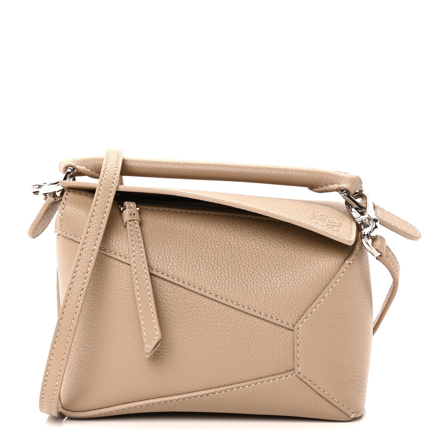 Loewe Calfskin Mini Puzzle Edge Bag Clay 1 of 8